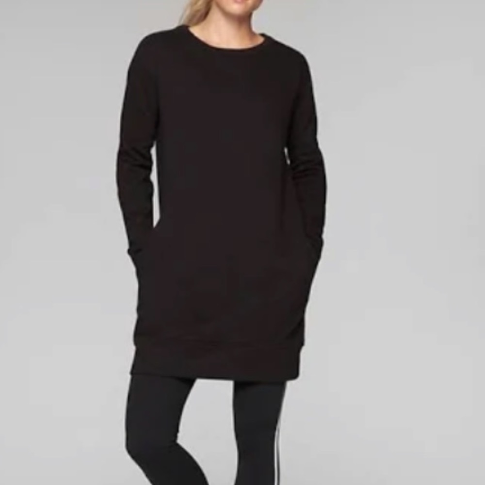 Athleta Lolo Sweatshirt Dress with POCKETS!